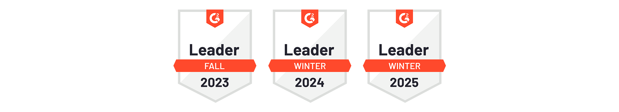 g2 leader badges q4 2022, 2023, 2024