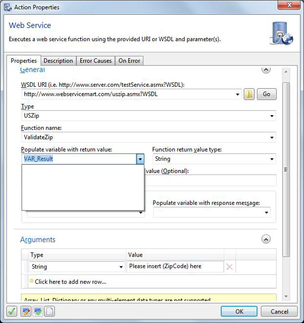 Web Service for Automate - step 4 Web Service for Automate - step 4
