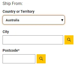 Select Country: Australia