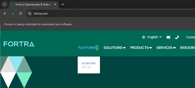 Fortra Homepage Example