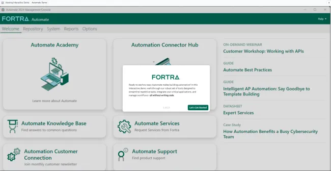 Automate Interactive Demo