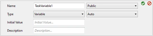 Variable Dialogue Box