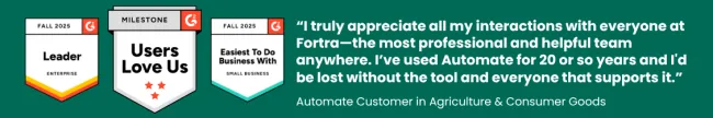 Upgrade to Automate V25