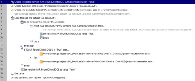Connect to Dynamics CRM - Email Automation