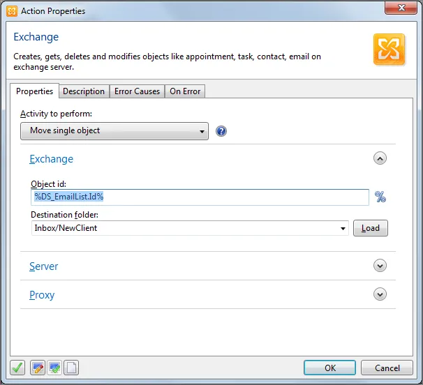 Activity to Perform - Move Single Object