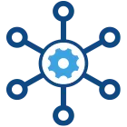 Hub with gear in the middle